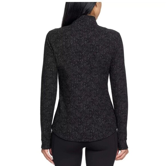 SPYDER Women's XL Half Zip Stretch Fleece Mock Neck Active Top Zip Pocket NWT - Picture 5 of 16